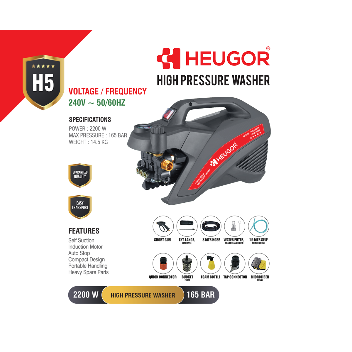 Heugor H4 Pressure Washer